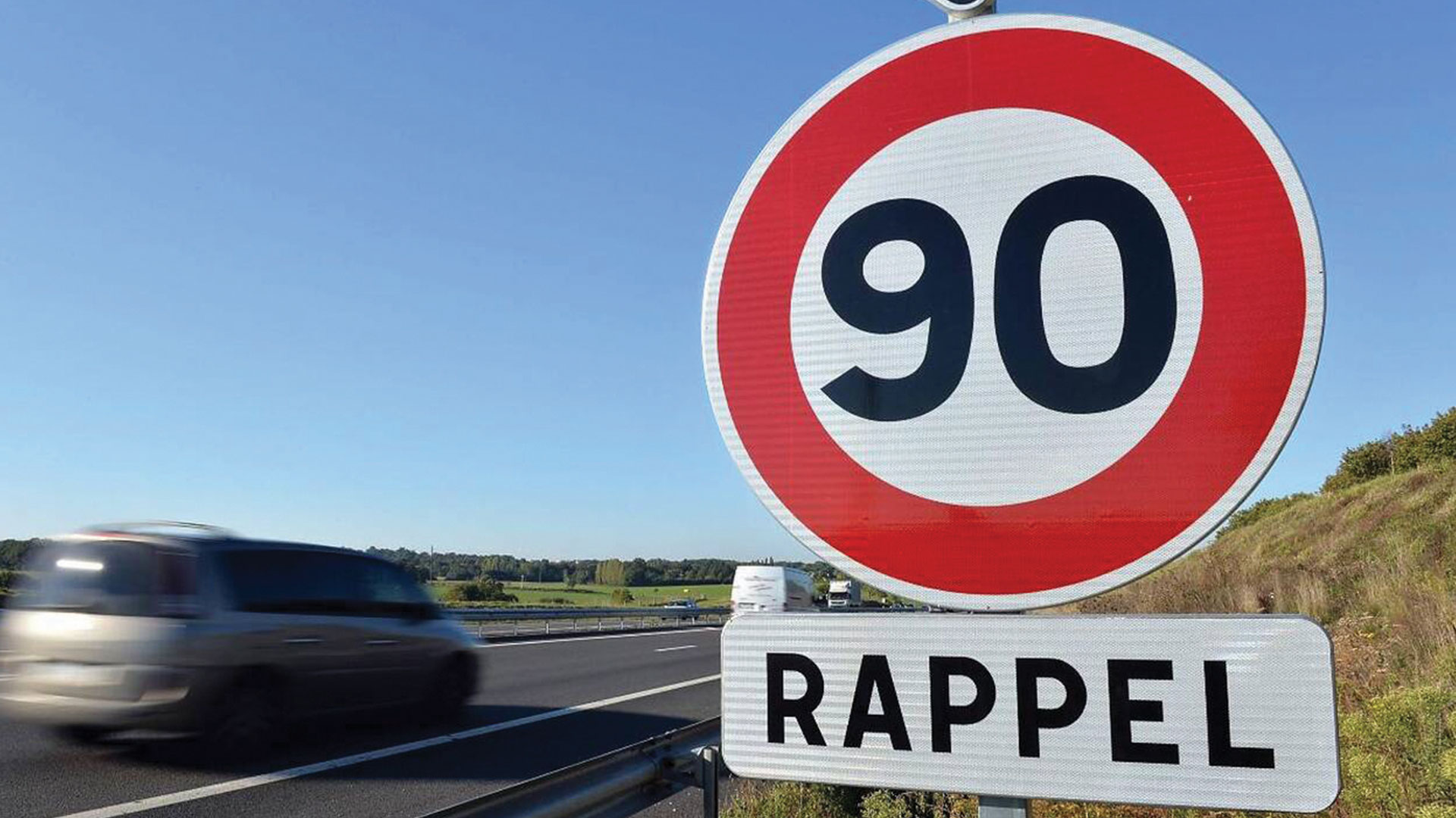 panneau 90kmh