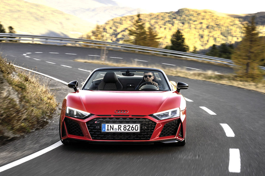 Audi R8 RWD face avant