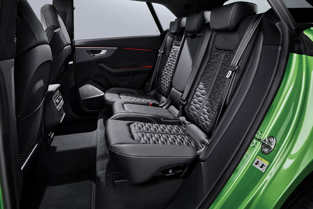 Audi RS Q8 sièges arrières