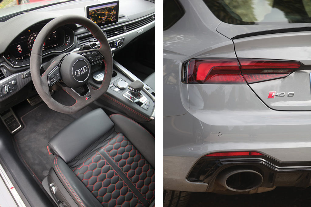 Interieur et exterieur RS5 Sportback