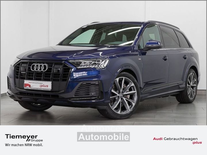 Audi Q7 55 TFSIe/ Hybride/ S Line/ 1ère Main/ Garantie Constructeur 12 Mois - 1