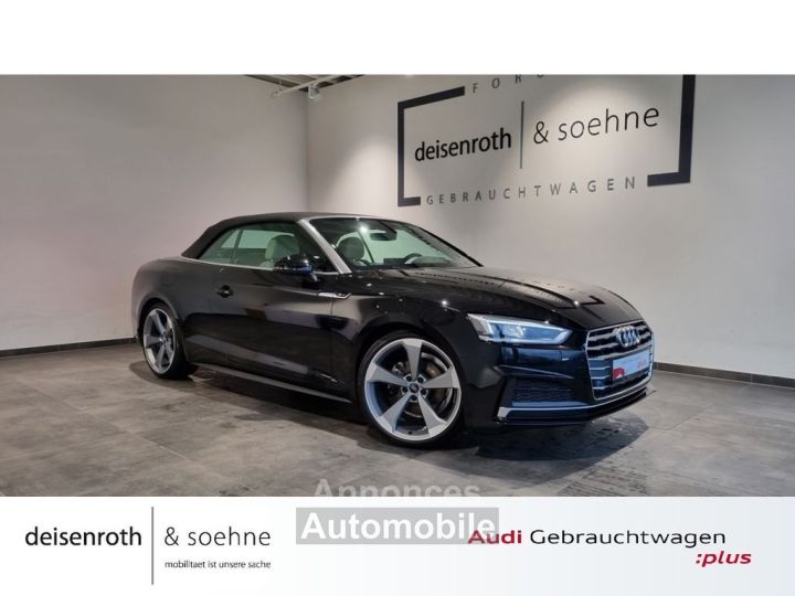 Audi A5 Cabriolet 40 TFSI S-tronic S Line / CAMERA – NAV – PACK S-Line - 1ère Main – TVA Récup Garantie 12 Mois - 2