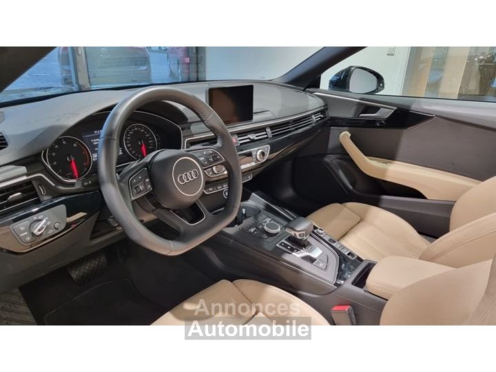 Audi A5 Cabriolet 40 TFSI S-tronic S Line / CAMERA – NAV – PACK S-Line - 1ère Main – TVA Récup Garantie 12 Mois - 10