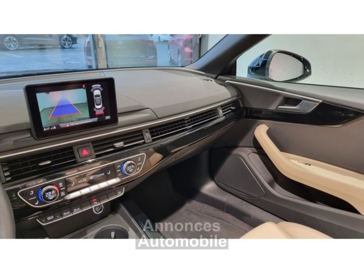Audi A5 Cabriolet 40 TFSI S-tronic S Line / CAMERA – NAV – PACK S-Line - 1ère Main – TVA Récup Garantie 12 Mois - 14