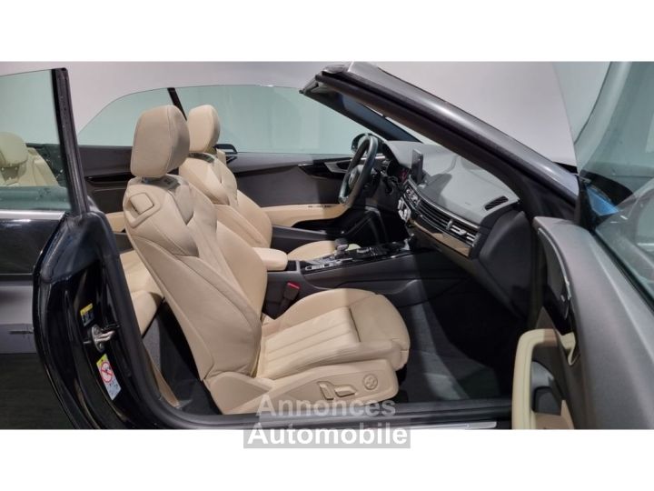 Audi A5 Cabriolet 40 TFSI S-tronic S Line / CAMERA – NAV – PACK S-Line - 1ère Main – TVA Récup Garantie 12 Mois - 18