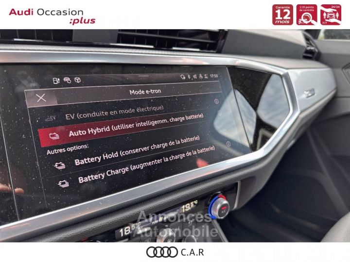 Audi Q3 Sportback 45 TFSIe 245 ch S tronic 6 Business line - 14