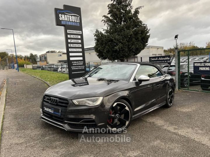 Audi S3 Cabriolet III 20 TFSI 300ch Quattro S tronic 6 GPS Caméra Crit'air 1 - 2