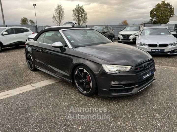 Audi S3 Cabriolet III 20 TFSI 300ch Quattro S tronic 6 GPS Caméra Crit'air 1 - 4