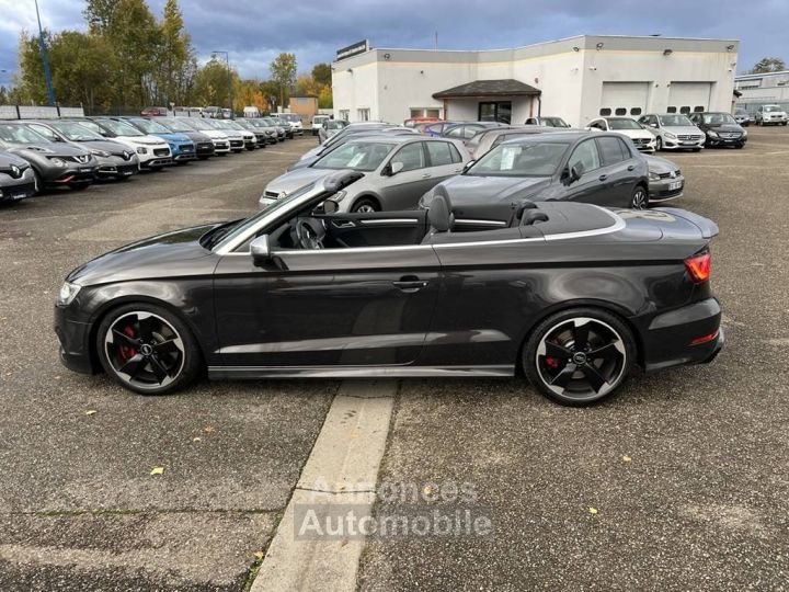 Audi S3 Cabriolet III 20 TFSI 300ch Quattro S tronic 6 GPS Caméra Crit'air 1 - 8