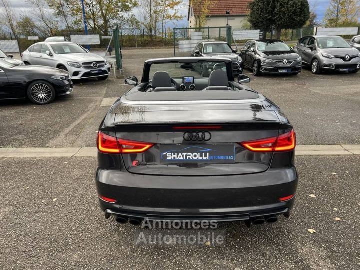Audi S3 Cabriolet III 20 TFSI 300ch Quattro S tronic 6 GPS Caméra Crit'air 1 - 10