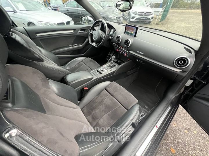 Audi S3 Cabriolet III 20 TFSI 300ch Quattro S tronic 6 GPS Caméra Crit'air 1 - 12