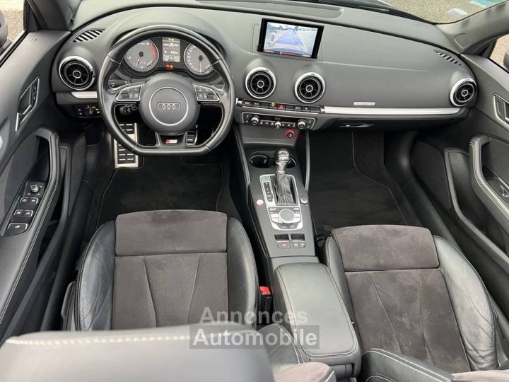 Audi S3 Cabriolet III 20 TFSI 300ch Quattro S tronic 6 GPS Caméra Crit'air 1 - 15