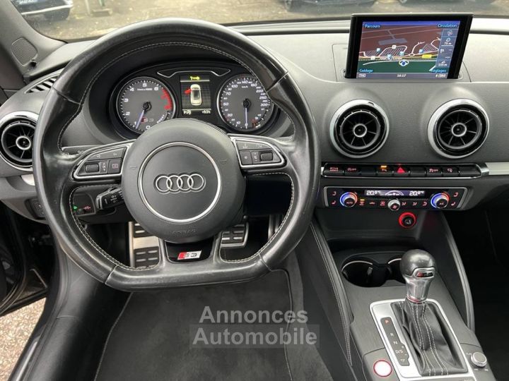 Audi S3 Cabriolet III 20 TFSI 300ch Quattro S tronic 6 GPS Caméra Crit'air 1 - 16