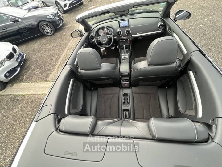 Audi S3 Cabriolet III 20 TFSI 300ch Quattro S tronic 6 GPS Caméra Crit'air 1 - 19