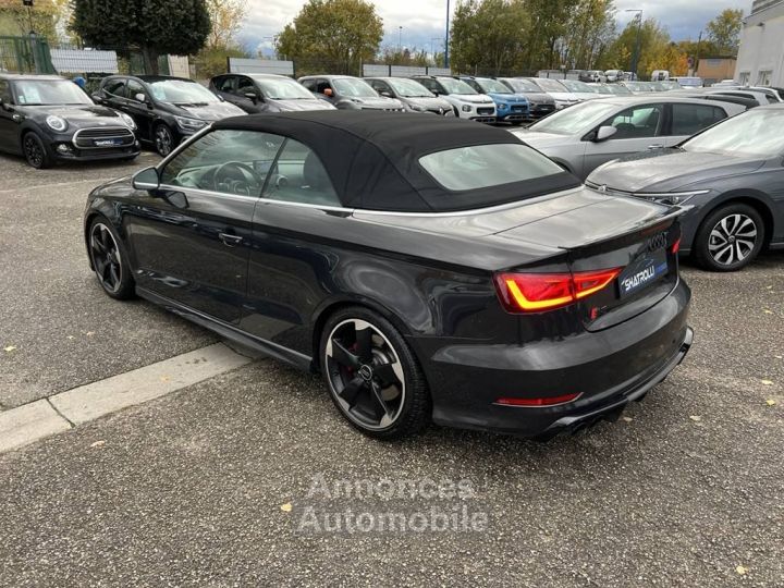 Audi S3 Cabriolet III 20 TFSI 300ch Quattro S tronic 6 GPS Caméra Crit'air 1 - 23