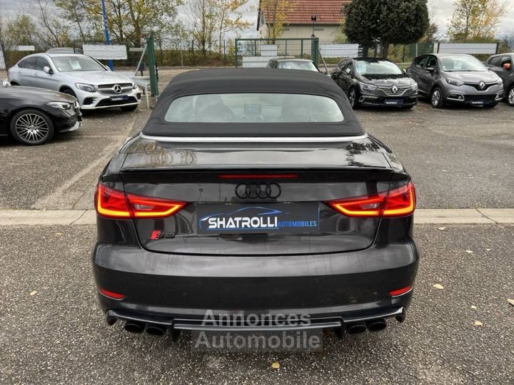 Audi S3 Cabriolet III 20 TFSI 300ch Quattro S tronic 6 GPS Caméra Crit'air 1 - 25