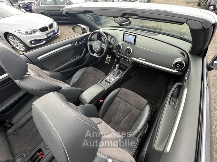 Audi S3 Cabriolet III 20 TFSI 300ch Quattro S tronic 6 GPS Caméra Crit'air 1 - 27