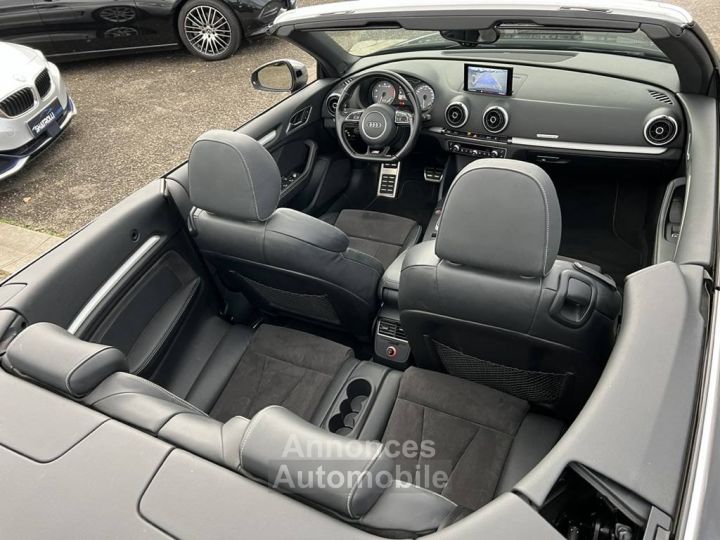 Audi S3 Cabriolet III 20 TFSI 300ch Quattro S tronic 6 GPS Caméra Crit'air 1 - 28