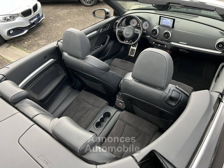 Audi S3 Cabriolet III 20 TFSI 300ch Quattro S tronic 6 GPS Caméra Crit'air 1 - 32