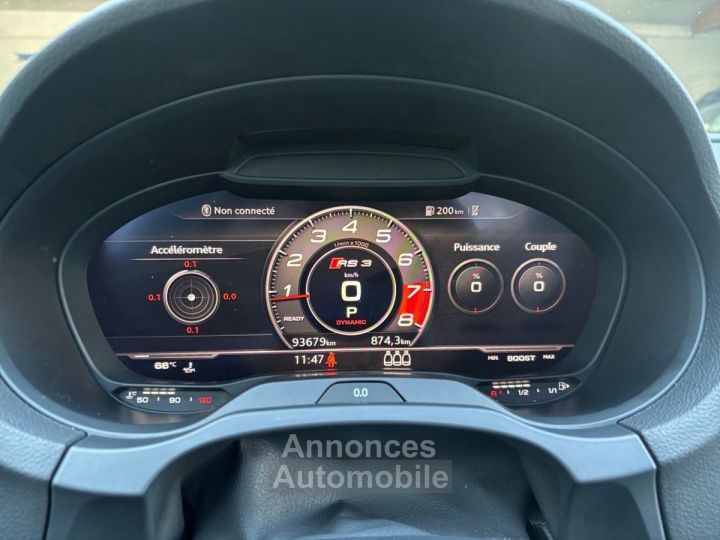 Audi RS3 BERLINE SANS FAP 25 TFSI 400 S tronic 7 Quattro - 17