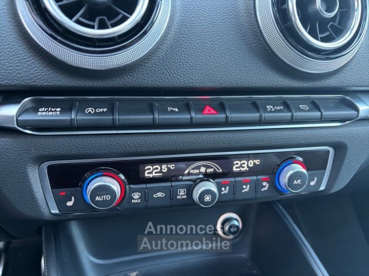 Audi RS3 BERLINE SANS FAP 25 TFSI 400 S tronic 7 Quattro - 19