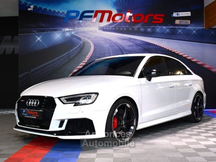 Audi RS3 Berline 25 TFSI 400 Quattro S-Tronic 7 GPS Virtual Keyless ACC Échappement RS Bang Olufsen JA 19 - 25