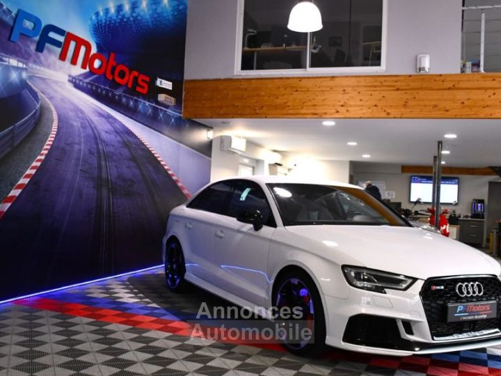 Audi RS3 Berline 25 TFSI 400 Quattro S-Tronic 7 GPS Virtual Keyless ACC Échappement RS Bang Olufsen JA 19 - 27