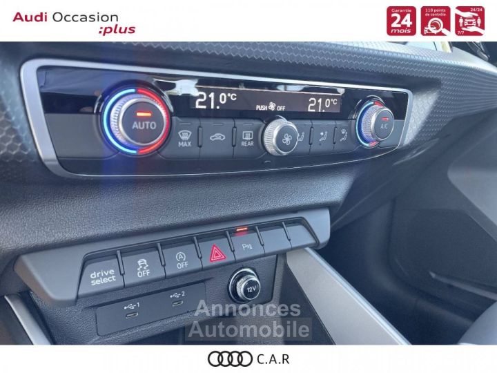 Audi A1 Sportback 30 TFSI 110 ch S tronic 7 Design Luxe - 10