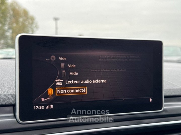 Audi A4 Avant 20 TDI 190CH S LINE S TRONIC 7 * 2018 * FULL OPTIONS - 15