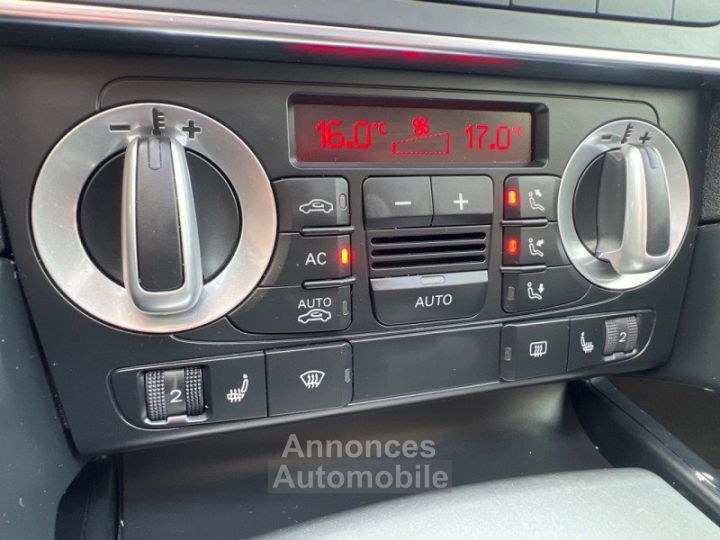 Audi A3 CABRIOLET 20 TDI 140CH DPF AMBITION LUXE S TRONIC 6 * 114000KM * GARANTIE - 19