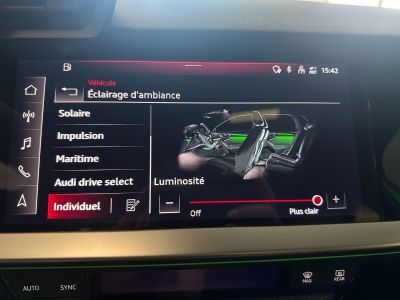 Audi RS3 Sportback 25 TFSI Quattro ORIGINE FRANCE 1ère MAIN immat Offre de LOA 950 Euros /mois TTC   - 17