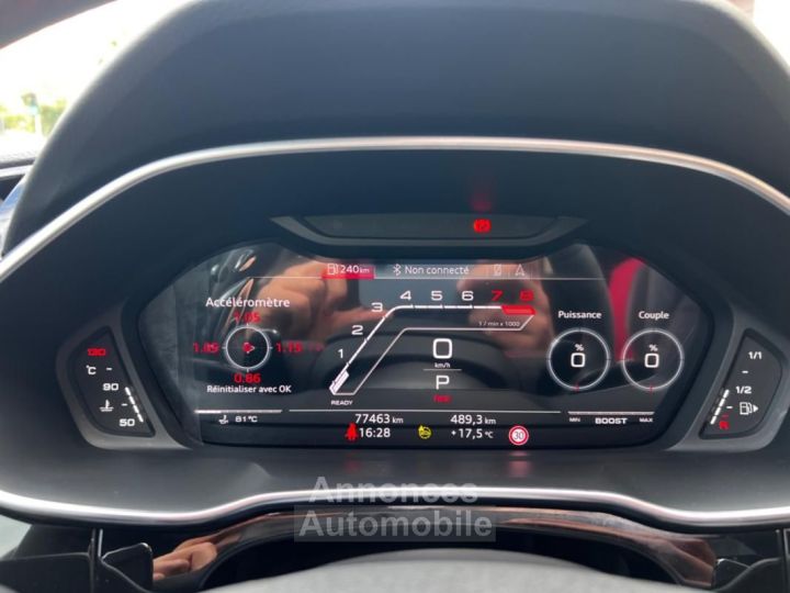 Audi RS Q3 SPORTBACK 25 TFSI 400 QUATTRO S-TRONIC BVA-SONOS-TOIT OUVRANT-GARANTIE 6 MOIS - 14