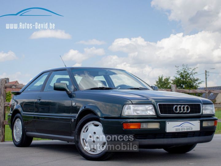 Audi 90 Coupé 20 - HISTORIEK - OPEN DAK - ELEKT RAMEN - RAGUSA GROEN - 1