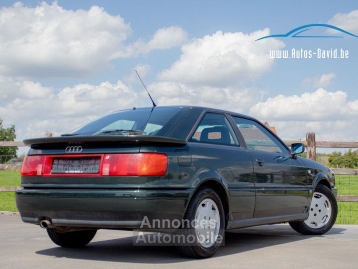 Audi 90 Coupé 20 - HISTORIEK - OPEN DAK - ELEKT RAMEN - RAGUSA GROEN - 2