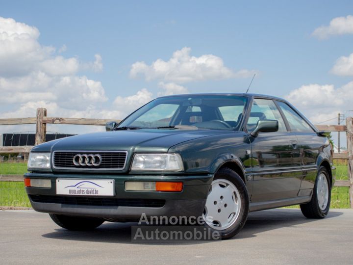 Audi 90 Coupé 20 - HISTORIEK - OPEN DAK - ELEKT RAMEN - RAGUSA GROEN - 36