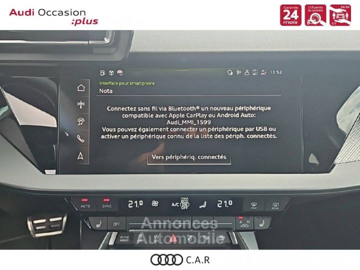 Audi A3 Sportback 35 TFSI Mild Hybrid 150 S tronic 7 S line - 15