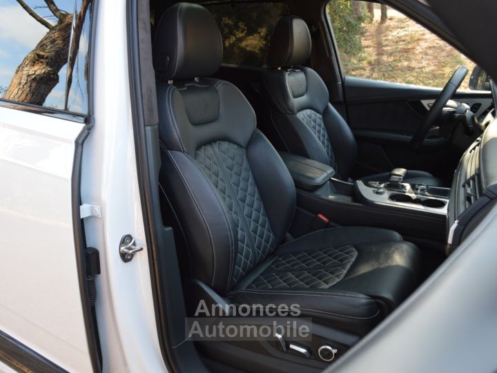 Audi SQ7 EXCEPTIONNEL 4M 40 V8 TDI 435ch BVA8 2EME MAIN 7 PLACES DE 57Ke D'OPTIONS MATRIX SIEGES S DIAMANT FULL CUIR 22 - 39