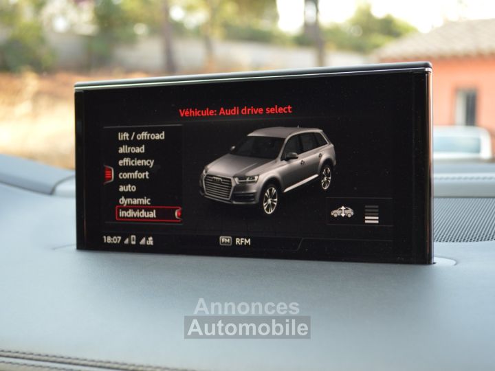 Audi SQ7 EXCEPTIONNEL 4M 40 V8 TDI 435ch BVA8 2EME MAIN 7 PLACES DE 57Ke D'OPTIONS MATRIX SIEGES S DIAMANT FULL CUIR 22 - 27