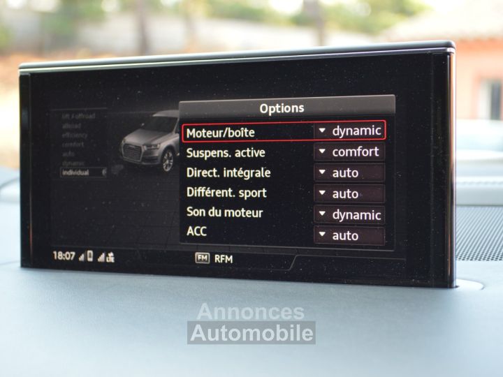 Audi SQ7 EXCEPTIONNEL 4M 40 V8 TDI 435ch BVA8 2EME MAIN 7 PLACES DE 57Ke D'OPTIONS MATRIX SIEGES S DIAMANT FULL CUIR 22 - 28