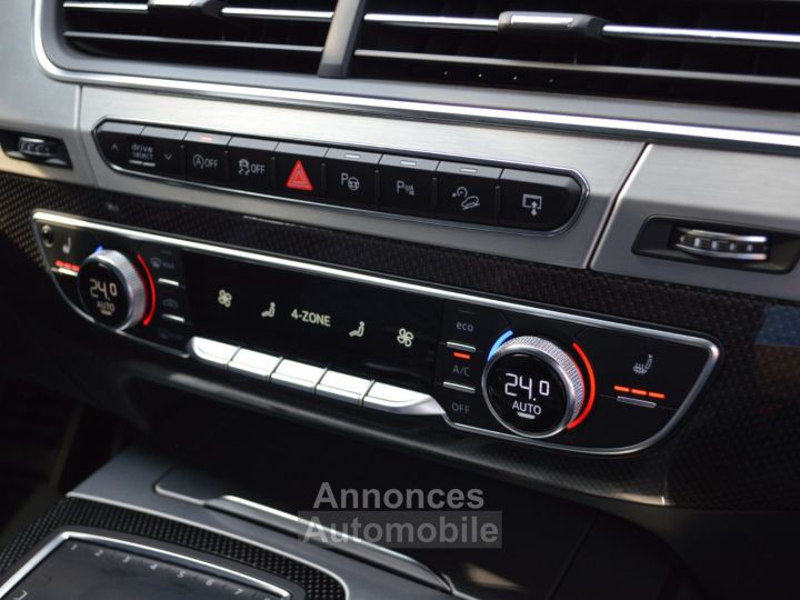 Audi SQ7 EXCEPTIONNEL 4M 40 V8 TDI 435ch BVA8 2EME MAIN 7 PLACES DE 57Ke D'OPTIONS MATRIX SIEGES S DIAMANT FULL CUIR 22 - 33