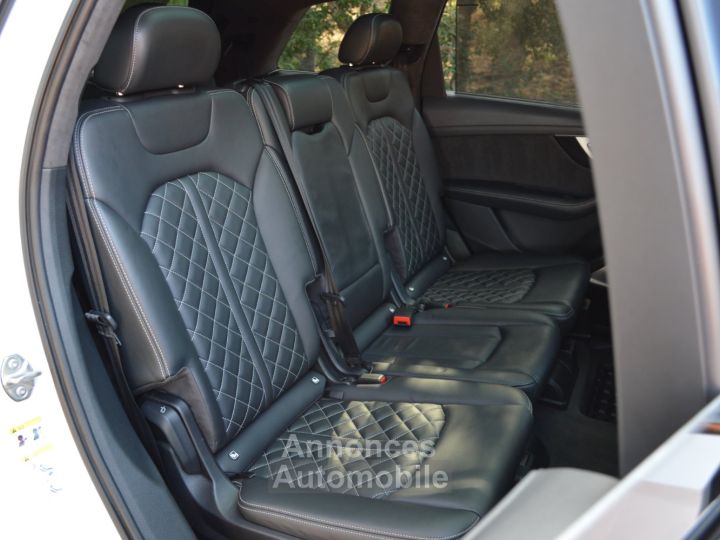 Audi SQ7 EXCEPTIONNEL 4M 40 V8 TDI 435ch BVA8 2EME MAIN 7 PLACES DE 57Ke D'OPTIONS MATRIX SIEGES S DIAMANT FULL CUIR 22 - 40