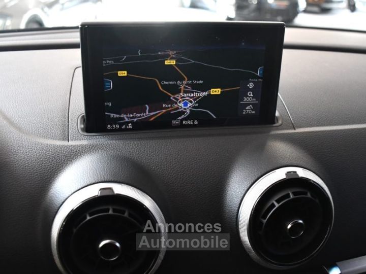 Audi S3 Sportback 20 TFSI 310 Quattro S-Tronic GPS Virtual Cuir Keyless Régulateur JA 19 - 20