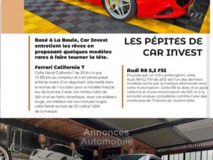 Audi R8 52fsi carbone v10 bt r tronic 2012 entretien jour - 2