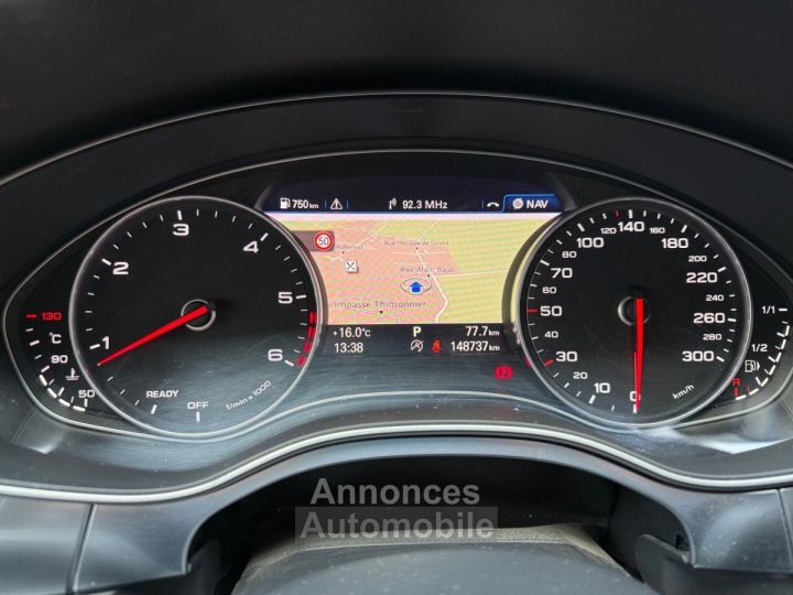 Audi A6 Avant V6 30 BiTDI 320 Tiptronic 8 Quattro S line Ext // AUDIO BOSE / SIEGES VOLANT CHAUFFANTS /ENTRETIEN OK / Garantie 12 mois - 14