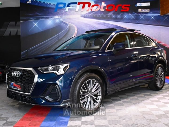 Audi Q3 Sportback Design Luxe 35 TDI 150 Quattro S-Tronic GPS ACC Attelage Cuir Hayon Pré Sense Virtual TO Lane JA 19 - 1
