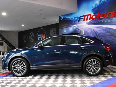 Audi Q3 Sportback Design Luxe 35 TDI 150 Quattro S-Tronic GPS ACC Attelage Cuir Hayon Pré Sense Virtual TO Lane JA 19   - 2