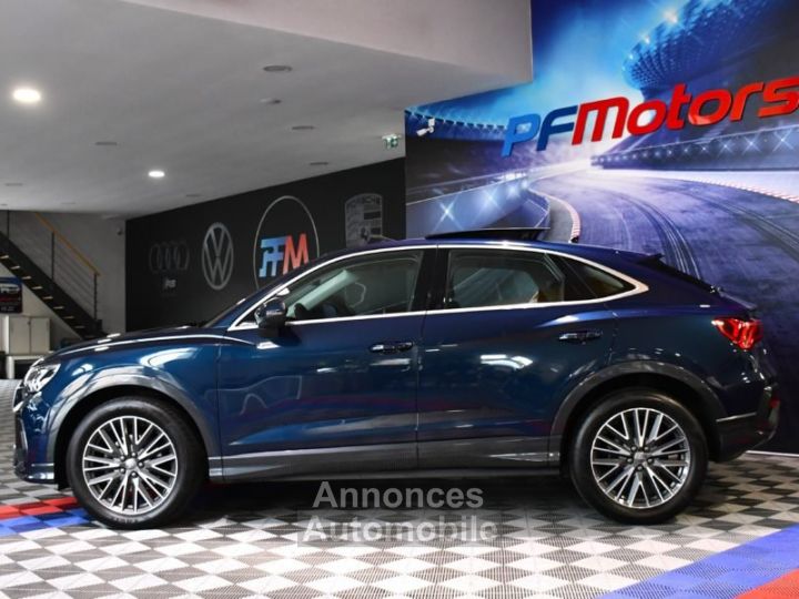 Audi Q3 Sportback Design Luxe 35 TDI 150 Quattro S-Tronic GPS ACC Attelage Cuir Hayon Pré Sense Virtual TO Lane JA 19 - 2