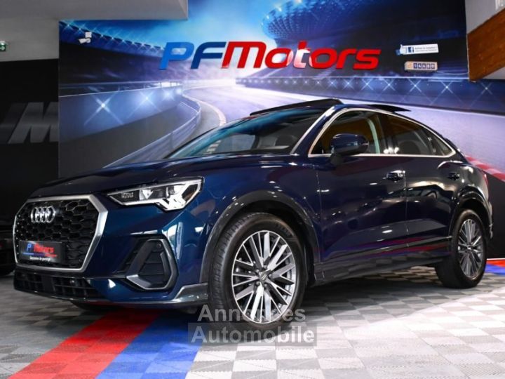 Audi Q3 Sportback Design Luxe 35 TDI 150 Quattro S-Tronic GPS ACC Attelage Cuir Hayon Pré Sense Virtual TO Lane JA 19 - 6