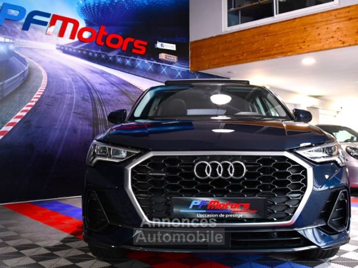 Audi Q3 Sportback Design Luxe 35 TDI 150 Quattro S-Tronic GPS ACC Attelage Cuir Hayon Pré Sense Virtual TO Lane JA 19 - 9