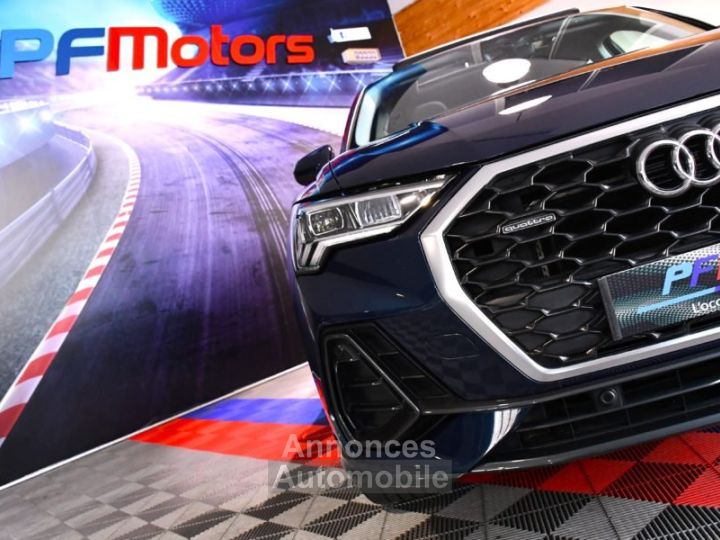 Audi Q3 Sportback Design Luxe 35 TDI 150 Quattro S-Tronic GPS ACC Attelage Cuir Hayon Pré Sense Virtual TO Lane JA 19 - 10